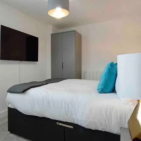 Ferienwohnung Luxury 2 Bed 2 Bath Flat Near Old Trafford Manchester Exterior foto