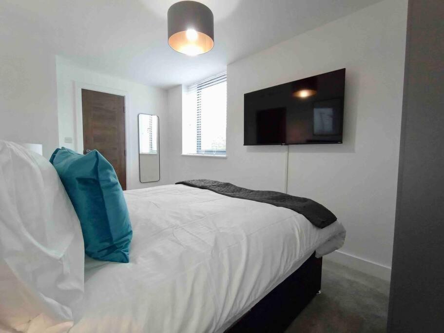 Luxury 2 Bed 2 Bath Flat Near Old Trafford Apartamento *